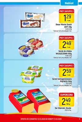 Delikatesy Piotruś Pan - gazetka promocyjna Gazetka od czwartku 12.03 do soboty 21.03 - strona 11