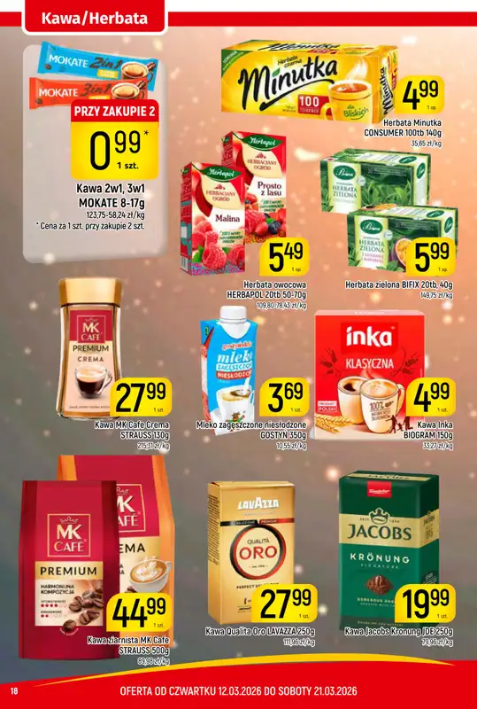 Delikatesy Piotruś Pan - gazetka promocyjna Gazetka od czwartku 12.03 do soboty 21.03 - strona 18