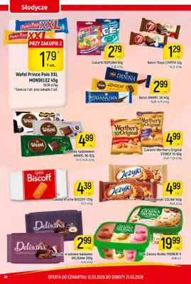 Delikatesy Piotruś Pan - gazetka promocyjna Gazetka od czwartku 12.03 do soboty 21.03 - strona 20