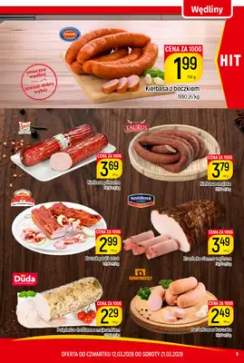 Delikatesy Piotruś Pan - gazetka promocyjna Gazetka od czwartku 12.03 do soboty 21.03 - strona 5