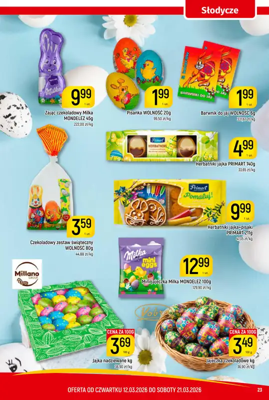 Delikatesy Piotruś Pan - gazetka promocyjna Gazetka od czwartku 12.03 do soboty 21.03 - strona 23