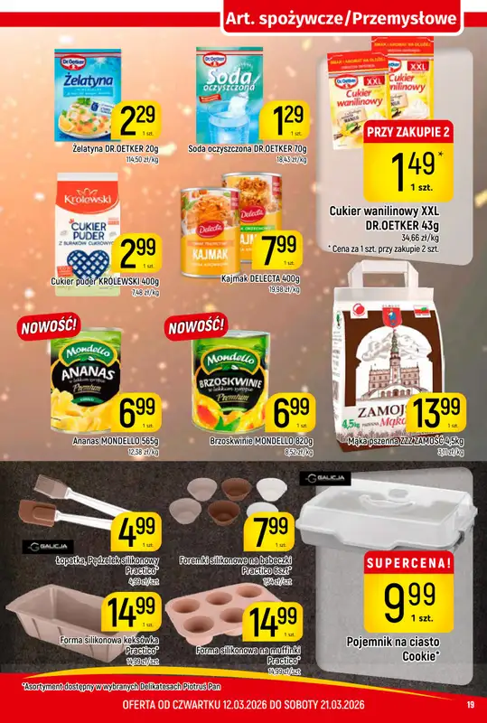 Delikatesy Piotruś Pan - gazetka promocyjna Gazetka od czwartku 12.03 do soboty 21.03 - strona 19