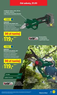 Lidl - gazetka promocyjna Katalog od poniedziałku 16.03 do soboty 21.03 - strona 51