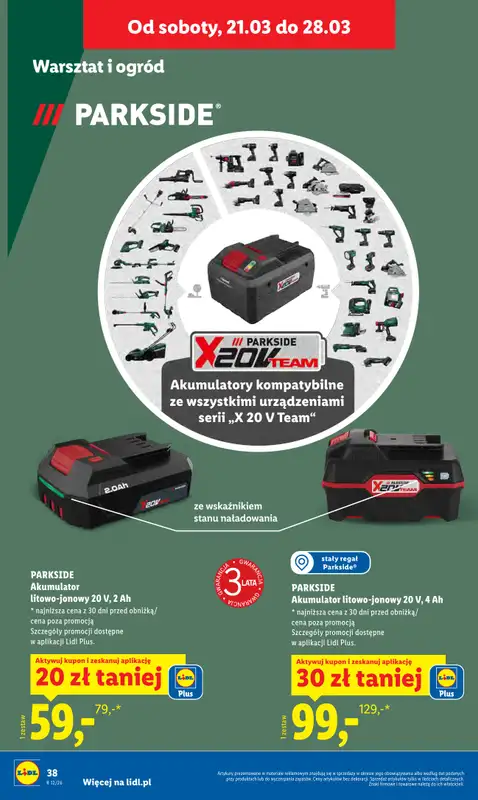 Lidl - gazetka promocyjna Katalog od poniedziałku 16.03 do soboty 21.03 - strona 46