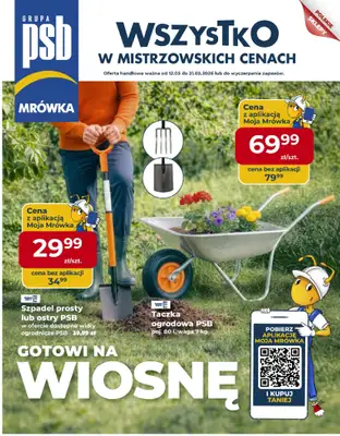 PSB Mrówka - gazetka promocyjna Gazetka od czwartku 12.03 do soboty 21.03