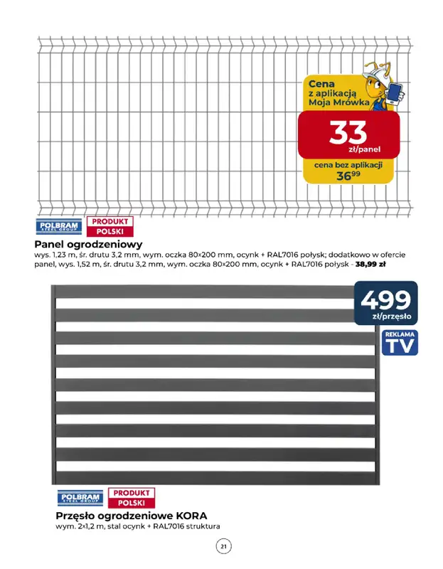 PSB Mrówka - gazetka promocyjna Gazetka od czwartku 12.03 do soboty 21.03 - strona 21