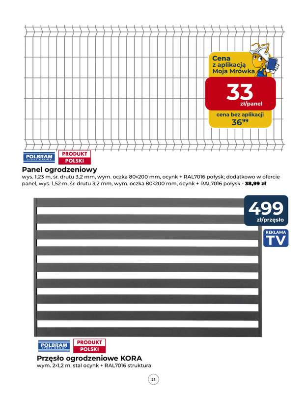 PSB Mrówka - gazetka promocyjna Gazetka od czwartku 12.03 do soboty 21.03 - strona 21