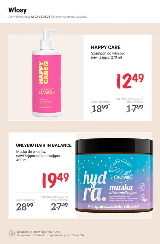 Rossmann - gazetka promocyjna MEGA promocje z nowej gazetki od czwartku 12.03 do środy 18.03 - strona 6