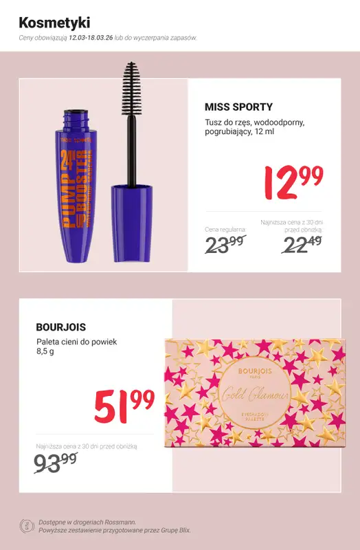 Rossmann - gazetka promocyjna MEGA promocje z nowej gazetki od czwartku 12.03 do środy 18.03 - strona 2