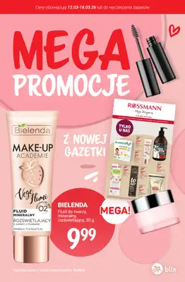 Rossmann - gazetka promocyjna MEGA promocje z nowej gazetki od czwartku 12.03 do środy 18.03