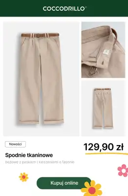 WIELKANOC - gazetka promocyjna Coccodrillo | Odzież dziecięca na specjalne okazje od czwartku 12.03  - strona 3