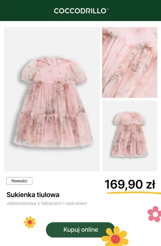 WIELKANOC - gazetka promocyjna Coccodrillo | Odzież dziecięca na specjalne okazje od czwartku 12.03  - strona 9