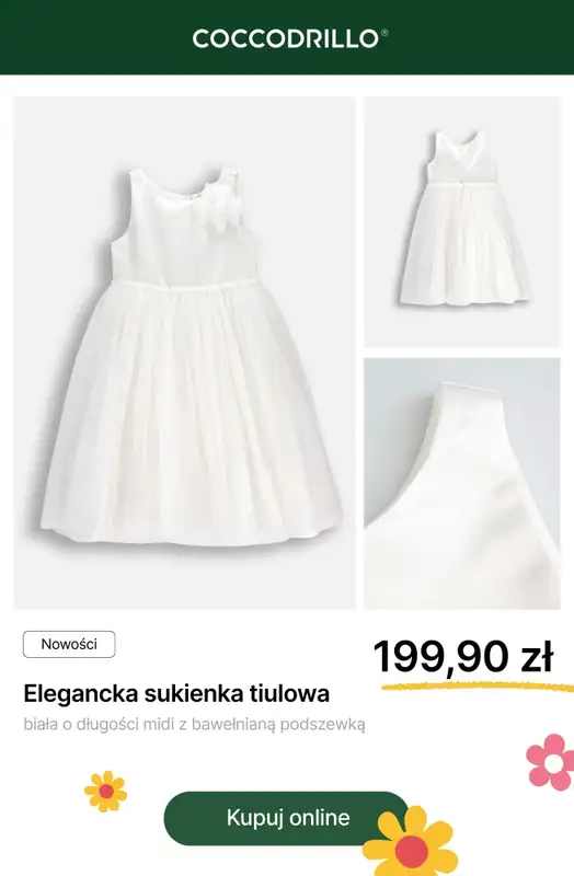 WIELKANOC - gazetka promocyjna Coccodrillo | Odzież dziecięca na specjalne okazje od czwartku 12.03  - strona 2