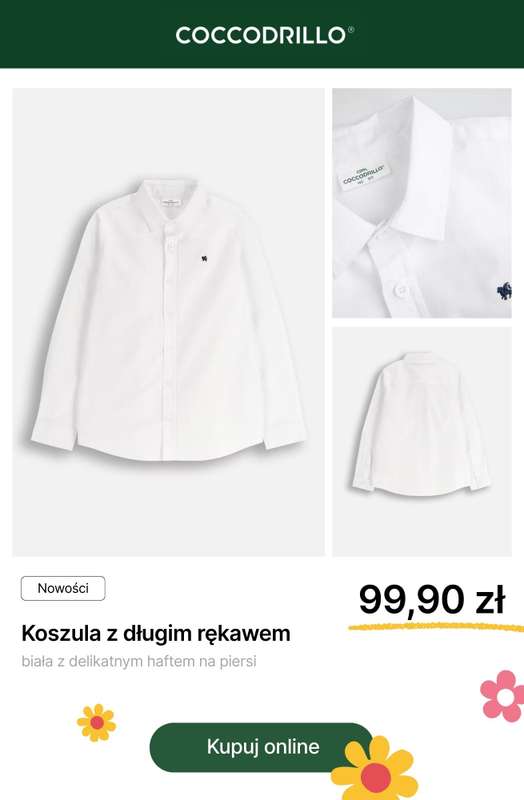 WIELKANOC - gazetka promocyjna Coccodrillo | Odzież dziecięca na specjalne okazje od czwartku 12.03  - strona 4