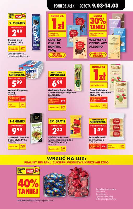 Biedronka - gazetka promocyjna Od poniedziałku od poniedziałku 09.03 do soboty 14.03 - strona 59