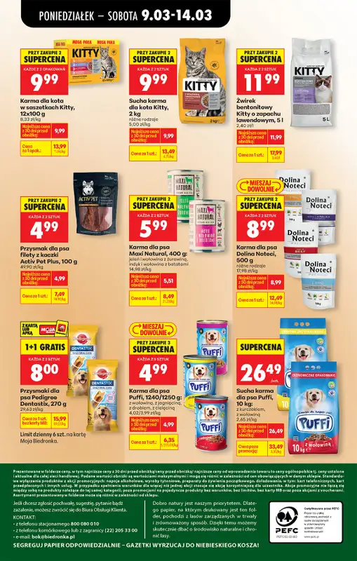 Biedronka - gazetka promocyjna Od poniedziałku, Z ladą tradycyjną od poniedziałku 09.03 do soboty 14.03 - strona 78