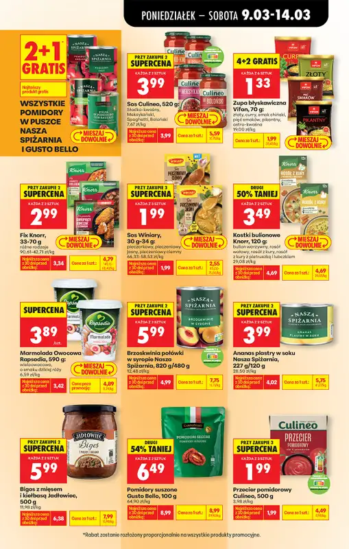 Biedronka - gazetka promocyjna Od poniedziałku, Z ladą tradycyjną od poniedziałku 09.03 do soboty 14.03 - strona 49