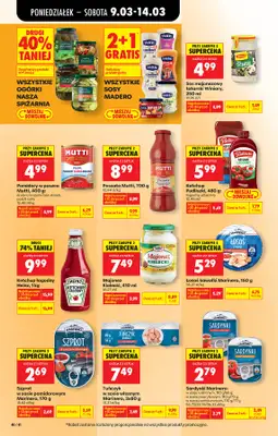 Biedronka - gazetka promocyjna Od poniedziałku, Z ladą tradycyjną od poniedziałku 09.03 do soboty 14.03 - strona 48