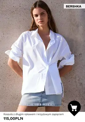 Bershka - gazetka promocyjna Damskie koszule na specjalne okazje od czwartku 12.03  - strona 3