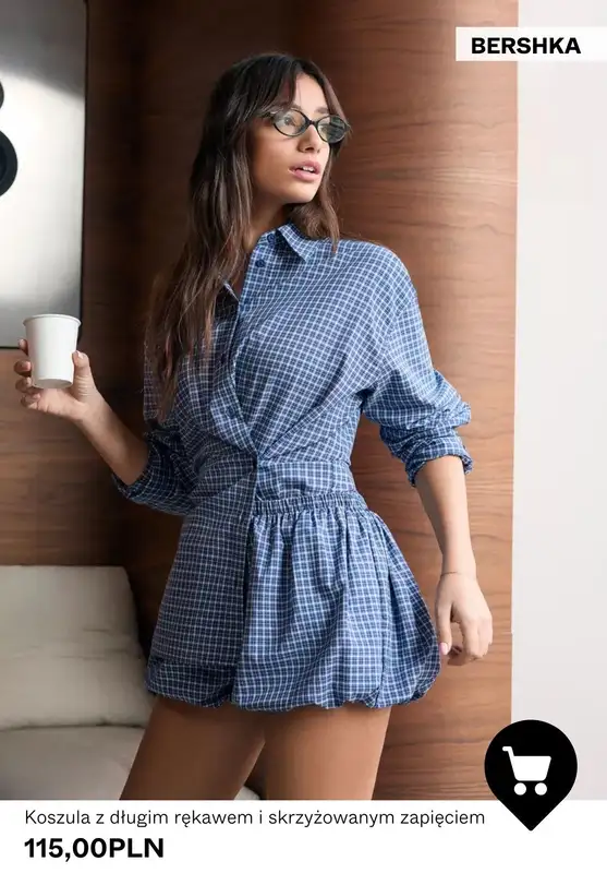 Bershka - gazetka promocyjna Damskie koszule na specjalne okazje od czwartku 12.03  - strona 6