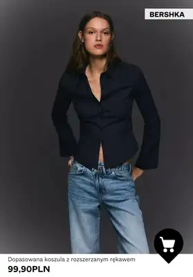 Bershka - gazetka promocyjna Damskie koszule na specjalne okazje od czwartku 12.03  - strona 8