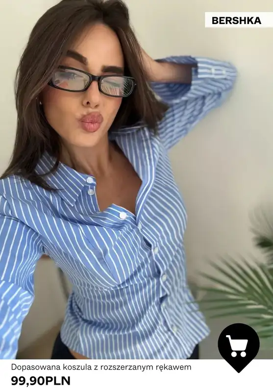 Bershka - gazetka promocyjna Damskie koszule na specjalne okazje od czwartku 12.03  - strona 9