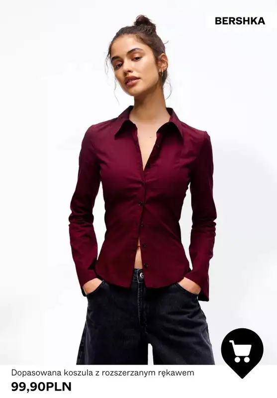 Bershka - gazetka promocyjna Damskie koszule na specjalne okazje od czwartku 12.03  - strona 7