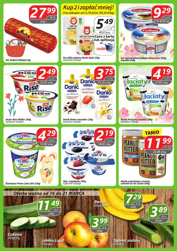 Społem - Blisko i Korzystnie - gazetka promocyjna Gazetka PSS Poznań od poniedziałku 16.03 do niedzieli 05.04 - strona 3