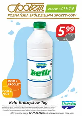 Społem - Blisko i Korzystnie - gazetka promocyjna Plakaty promocyjne PSS Poznań od czwartku 12.03 do wtorku 31.03 - strona 4