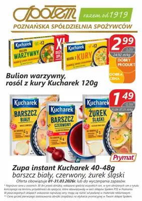 Społem - Blisko i Korzystnie - gazetka promocyjna Plakaty promocyjne PSS Poznań od czwartku 12.03 do wtorku 31.03 - strona 8