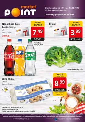 Market Point - gazetka promocyjna Gazetka weekendowa od czwartku 12.03 do soboty 14.03