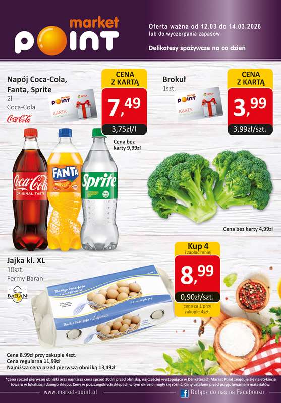 Market Point - gazetka promocyjna Gazetka weekendowa od czwartku 12.03 do soboty 14.03