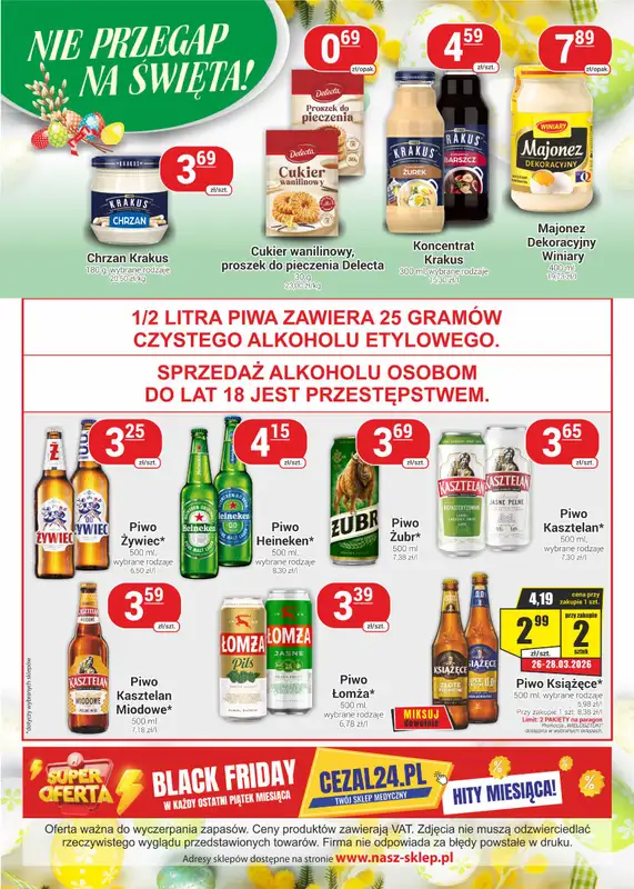 Delikatesy Sezam - gazetka promocyjna Gazetka od czwartku 26.03 do soboty 04.04 - strona 6