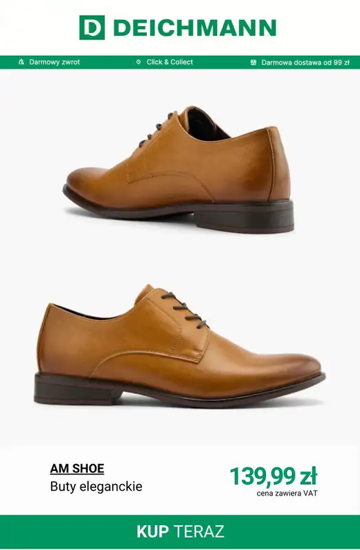 Deichmann - gazetka promocyjna Eleganckie buty męskie od czwartku 12.03  - strona 8