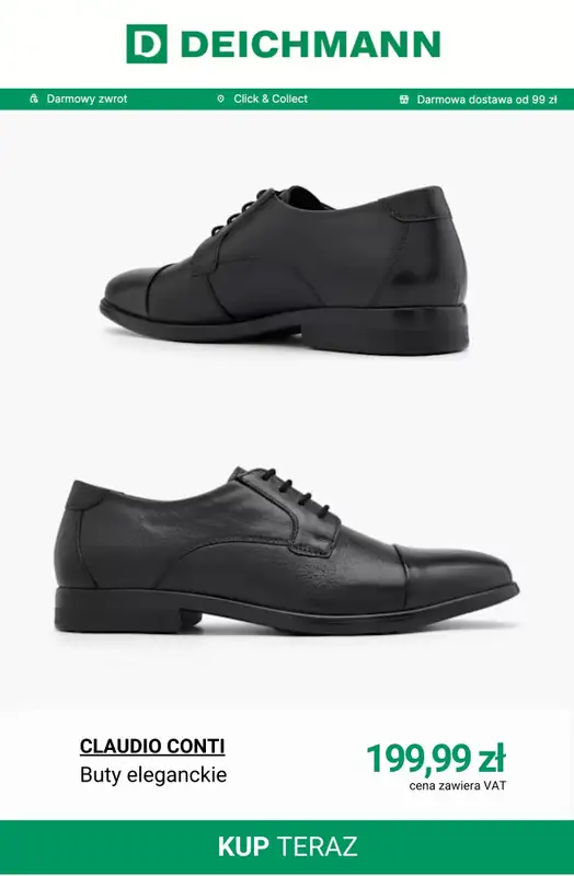 Deichmann - gazetka promocyjna Eleganckie buty męskie od czwartku 12.03  - strona 6