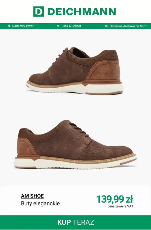 Deichmann - gazetka promocyjna Eleganckie buty męskie od czwartku 12.03  - strona 7