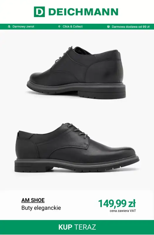 Deichmann - gazetka promocyjna Eleganckie buty męskie od czwartku 12.03  - strona 5