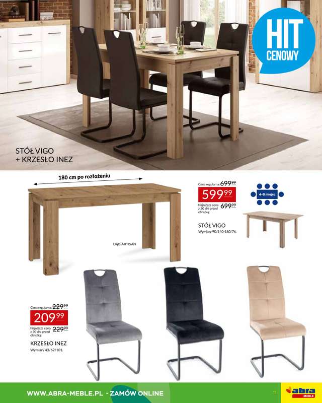 Abra Meble - gazetka promocyjna Zapraszamy na promocję od czwartku 12.03 do wtorku 31.03 - strona 11