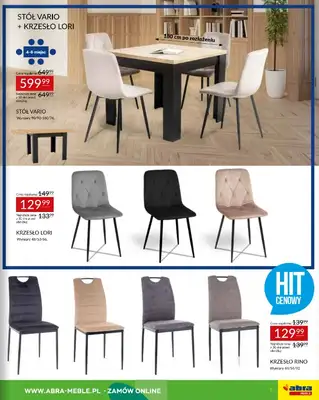 Abra Meble - gazetka promocyjna Zapraszamy na promocję od czwartku 12.03 do wtorku 31.03 - strona 5