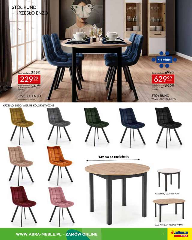 Abra Meble - gazetka promocyjna Zapraszamy na promocję od czwartku 12.03 do wtorku 31.03 - strona 7