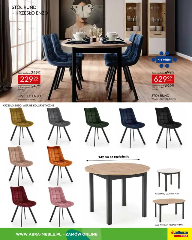 Abra Meble - gazetka promocyjna Zapraszamy na promocję od czwartku 12.03 do wtorku 31.03 - strona 7