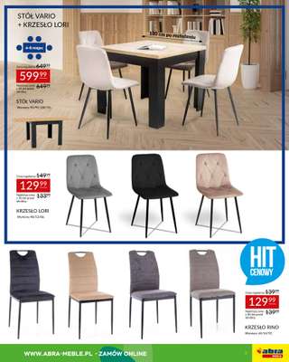 Abra Meble - gazetka promocyjna Zapraszamy na promocję od czwartku 12.03 do wtorku 31.03 - strona 5
