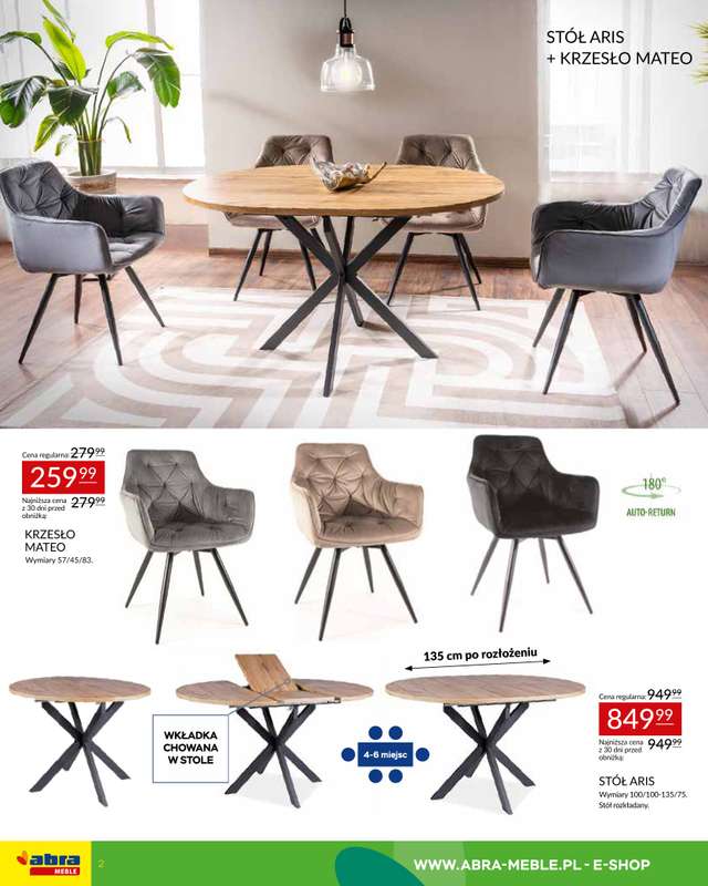 Abra Meble - gazetka promocyjna Zapraszamy na promocję od czwartku 12.03 do wtorku 31.03 - strona 2