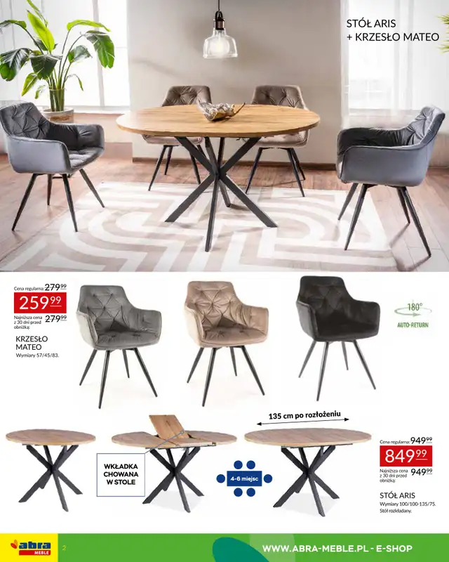 Abra Meble - gazetka promocyjna Zapraszamy na promocję   - strona 2
