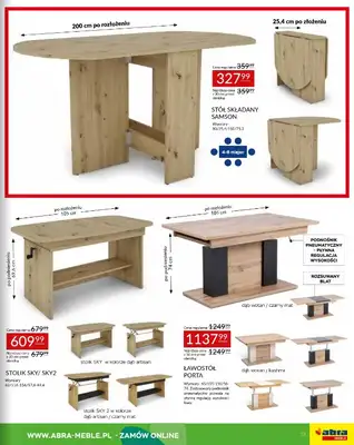 Abra Meble - gazetka promocyjna Zapraszamy na promocję od czwartku 12.03 do wtorku 31.03 - strona 13