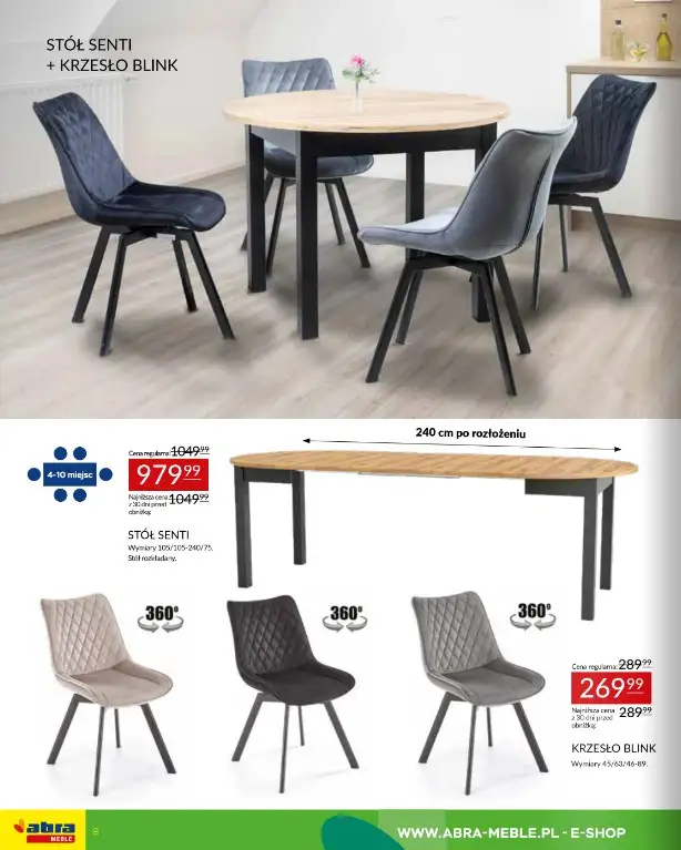Abra Meble - gazetka promocyjna Zapraszamy na promocję od czwartku 12.03 do wtorku 31.03 - strona 8