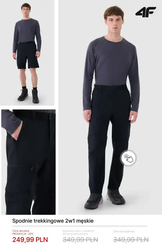 4F - gazetka promocyjna Gotowi na szlak – trekkingowe okazje od czwartku 12.03  - strona 11