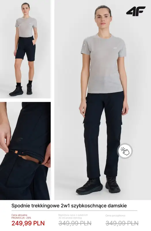 4F - gazetka promocyjna Gotowi na szlak – trekkingowe okazje od czwartku 12.03  - strona 9