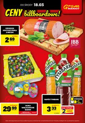 Gram Market - gazetka promocyjna Cały tydzień niskie ceny od czwartku 12.03 do środy 18.03 - strona 3
