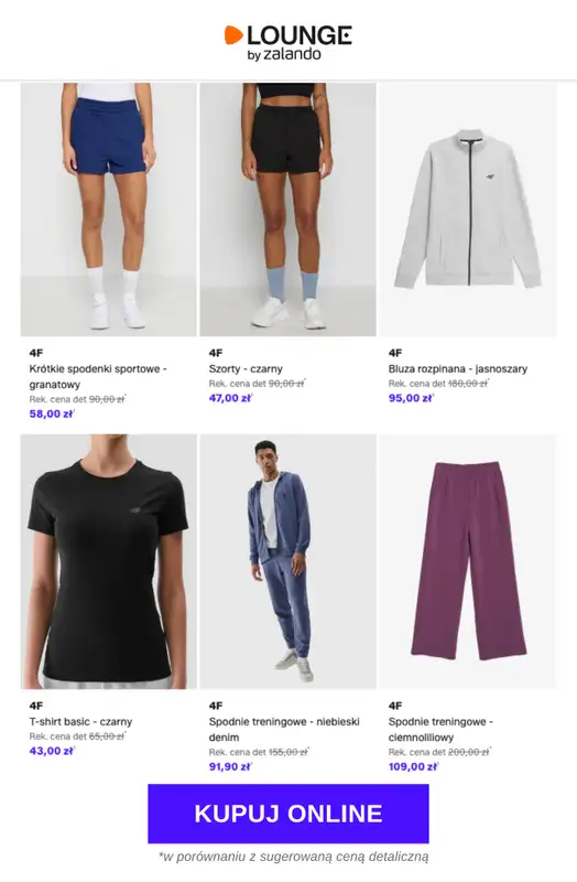 Lounge by Zalando - gazetka promocyjna Do -79% na 4F od czwartku 12.03 do soboty 14.03 - strona 4